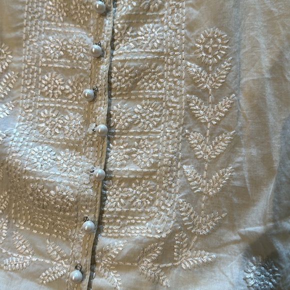Absolutely beautiful embroidered long sleeve top from Doubled D Ranch NWOT - Picture 6 of 8